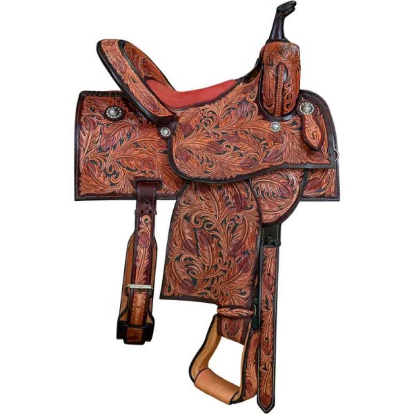 Montura Texana Racer Tallada a Mano